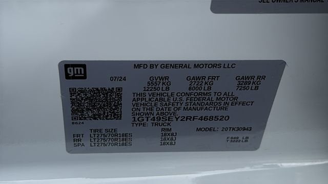 2024 GMC Sierra 3500 HD Pro