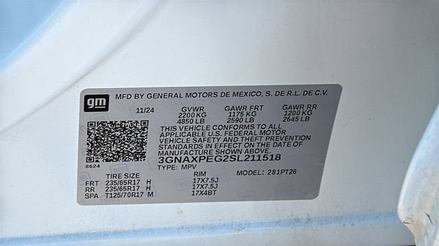 2025 Chevrolet Equinox LT