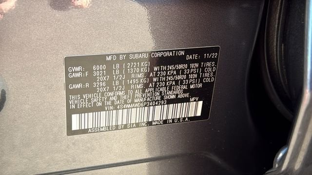 2023 Subaru Ascent Touring