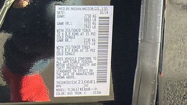 2025 Nissan Pathfinder Platinum