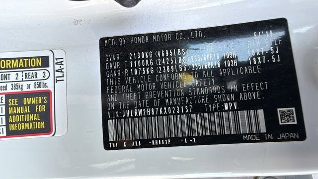 2019 Honda CR-V EX-L