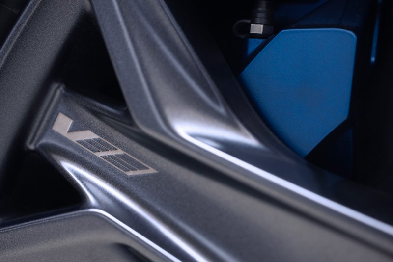 Close-up of the 2026 OPTIQ-V Brembo Performance Front Brakes | Michael Hohl Cadillac in Carson City NV